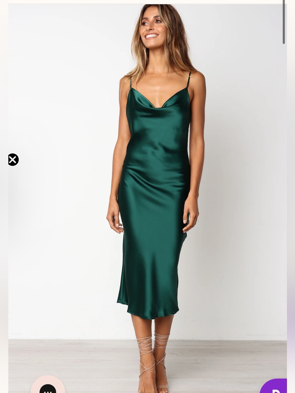 Petal and pup Persia dress green 2